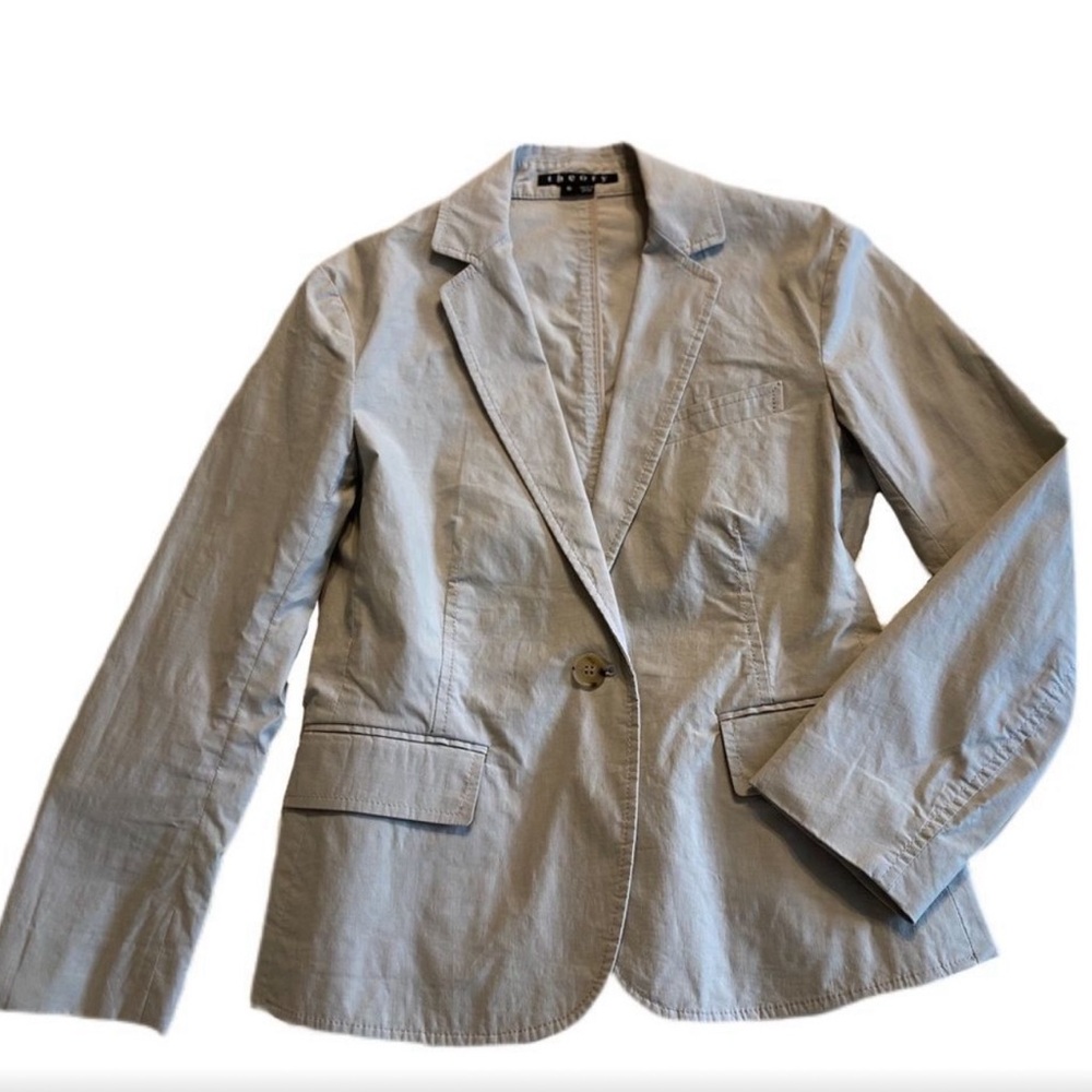 Theory Tan Horacian Stretchy Blazer